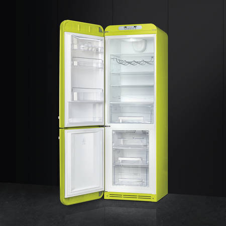 SMEG combina frigorifica RETRO 50 229 l / 75 l verde lamaie