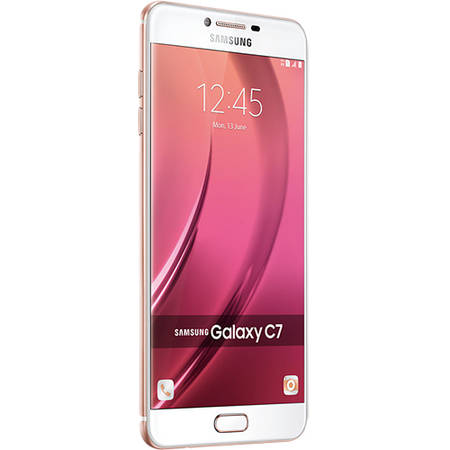 Telefon Mobil Samsung Galaxy C7 Dual Sim 64GB LTE 4G Roz