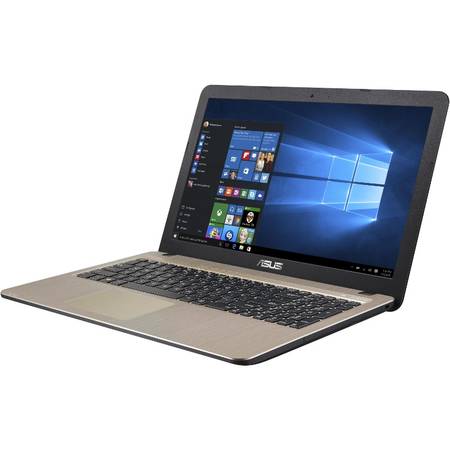 Laptop ASUS 15.6" A540SA, Intel Celeron Dual Core N3060, 4GB, 500GB, GMA HD 400, Win 10 Home, Chocolate Black