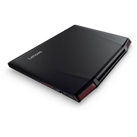 Laptop Lenovo Gaming 15.6'' Ideapad Y700-15ISK, FHD IPS, Intel Core i7-6700HQ, 8GB DDR4, 1TB + 256GB SSD, GeForce GTX 960M 4GB, FreeDos, Black