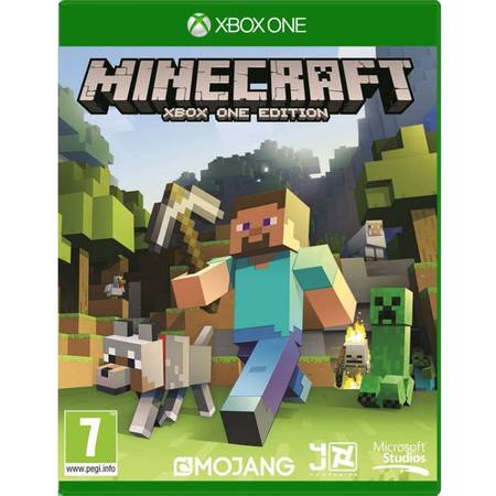 Consola Xbox One Slim 500GB + joc Minecraft pentru Xbox One