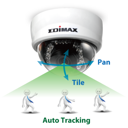 Camera IP Dome 1Mp, Pan/Tilt motorizat