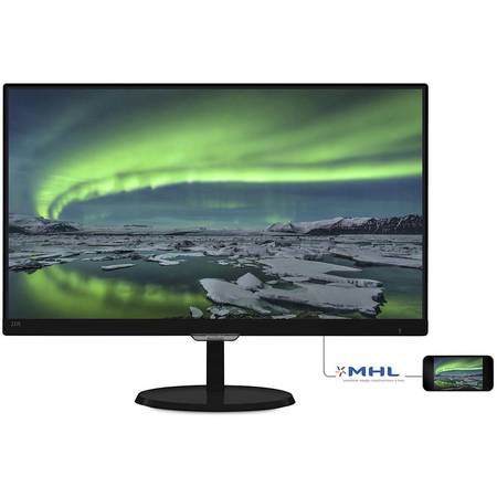 Monitor LED Philips 237E7QDSB/00 23" 5ms black