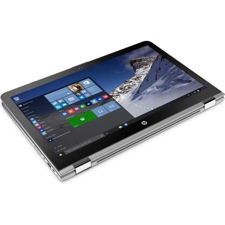 Laptop 2-in-1 HP 15.6" ENVY x360 15-aq002nn, FHD IPS Touch, Intel Core i5-6200U, 8GB DDR4, 1TB 7200 RPM + 128GB SSD, GMA HD 520, Win 10 Home, Silver