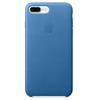 Carcasa din piele pentru iPhone 7 Plus, APPLE MMYH2ZM/A, Sea Blue