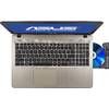 Laptop ASUS 15.6" X540SA, Intel Celeron N3060, 4GB, 128GB SSD, GMA HD 400, FreeDos, Chocolate Black