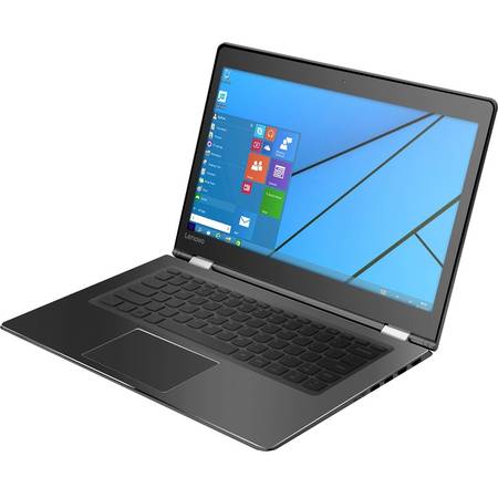 Laptop 2-in-1 Lenovo 15.6'' Yoga 510, FHD IPS Touch, Intel Core i7-7500U, 8GB DDR4, 256GB SSD, Radeon R7 M260 2GB, Win 10 Home, Black