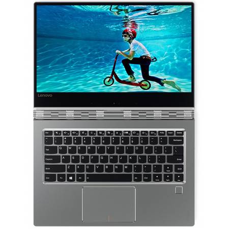 Laptop 2-in-1 Lenovo 13.9" Yoga 910, FHD IPS Touch, Intel Core i7-7500U, 8GB DDR4, 512GB SSD, GMA HD 620, Win 10 Home, Silver