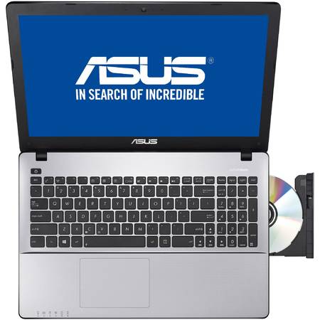 Laptop ASUS 15.6" X550VX, HD, Intel Core i7-6700HQ, 8GB DDR4, 1TB 7200 RPM, GeForce GTX 950M 2GB, FreeDos, Dark Grey