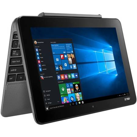 Laptop 2-in-1 ASUS 10.1'' Transformer Book T101HA, WXGA Touch, Intel Atom x5-Z8350, 2GB, 32GB eMMC, GMA HD 400, Win 10 Home, Grey