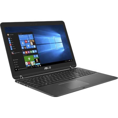 Laptop 2-in-1 ASUS 15.6'' ZenBook Flip UX560UQ, FHD IPS Touch,  Intel Core i7-7500U, 8GB DDR4, 512GB SSD, GeForce 940MX 2GB, Win 10 Home, Black