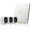 NETGEAR Kit Smart Home ARLO, 3 x Camera HD WiFi + Smart Home Base, Day/Night, In/0utdoor (VMS3330)