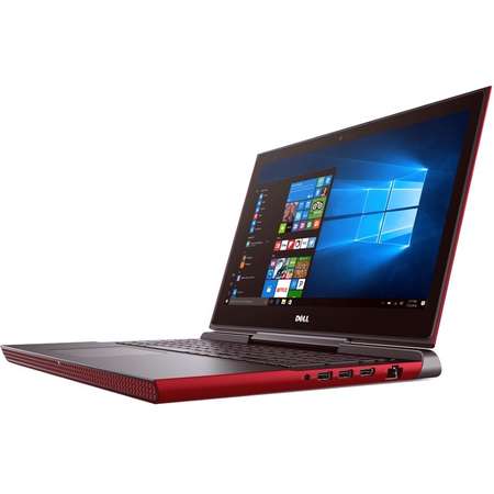 Laptop DELL Gaming 15.6'' Inspiron 7566 (seria 7000), FHD,  Intel Core i7-6700HQ, 8GB DDR4, 500GB + 128GB SSD, GeForce GTX 960M 4GB, Win 10 Home