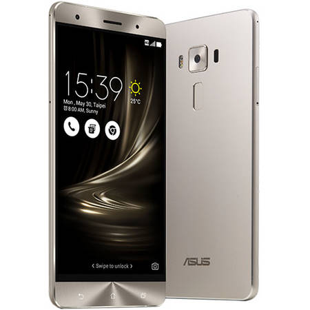 Telefon Mobil Asus Zenfone 3 Deluxe Dual Sim 32GB LTE 4G Argintiu 4GB RAM