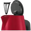 Bosch Fierbator de apa ComfortLine TWK6A014, 2400 W, 1.7 l, rosu/antracit