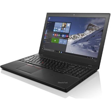 Laptop Lenovo 15.6'' ThinkPad T560, FHD IPS Touch,  Intel Core i7-6600U, 16GB, 512GB SSD, GMA HD 520, 4G LTE, FingerPrint Reader, Win 10 Pro, Black