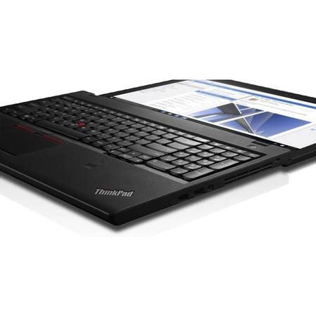 Laptop Lenovo 15.6'' ThinkPad T560, FHD IPS Touch,  Intel Core i7-6600U, 16GB, 512GB SSD, GMA HD 520, 4G LTE, FingerPrint Reader, Win 10 Pro, Black