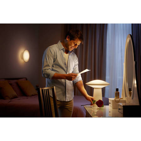 Veioza inteligenta LED Philips Hue Phoenix, Wi-Fi, lumina alba reglabila calda-rece