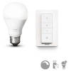 Set inteligent LED Philips Hue DIM, variator wireless + Bec inteligent LED E27, 800lm