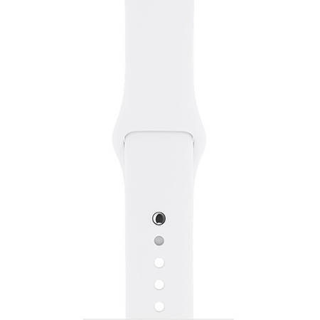 Smartwatch Apple Watch 1 Aluminiu Argintiu 42MM Si Curea Sport Alba