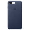 Carcasa din piele pentru iPhone 7 Plus, APPLE MMYG2ZM/A, Midnight Blue