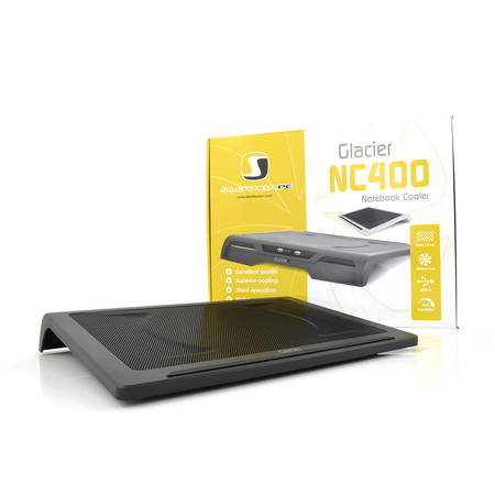 Glacier NC400 Notebook Cooler Black SPC078