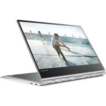 Laptop 2-in-1 Lenovo 13.9" Yoga 910, FHD IPS Touch, Intel Core i5-7200U, 16GB DDR4, 512GB SSD, GMA HD 620, Win 10 Home, Silver