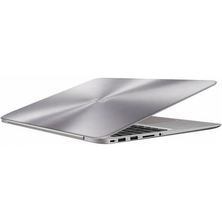 Ultrabook ASUS 15.6'' ZenBook UX510UX, FHD, Intel Core i5-7200U, 12GB DDR4, 1TB + 128GB SSD, GeForce GTX 950M 2GB, Win 10 Pro, Grey Metal