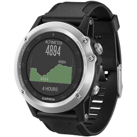 Smartwatch Garmin Fenix 3, Heart Rate, Silver