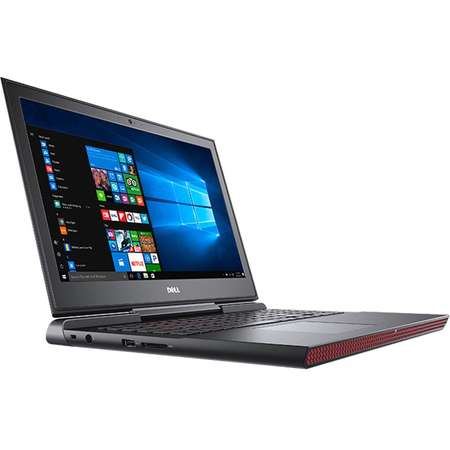 Laptop DELL Gaming 15.6'' Inspiron 7566 (seria 7000), FHD, Intel Core i5-6300HQ, 8GB DDR4, 1TB, GeForce GTX 960M 4GB, Win 10 Home, Backlit, Black