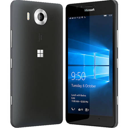 Telefon Mobil Microsoft Lumia 950 Dual Sim 32GB LTE 4G Negru 3GB RAM