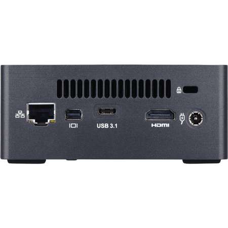Mini Sistem PC GIGABYTE BRIX, Skylake i7 6500U 2.5GHz, 2x DDR4 32GB max, M.2 2280 SSD, HDD 2.5 inch, Wi-Fi, Bluetooth, HDMI, Mini DisplayPort, USB 3.0