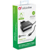 Cellularline Incarcator Priza Quick Charge 2.0 Micro USB Negru