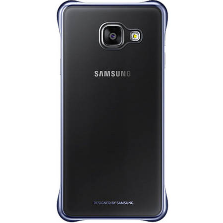 Husa Capac Spate Clear Negru Samsung Galaxy A3 2016