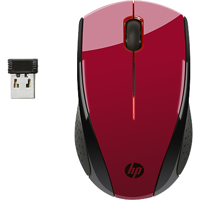 Mouse Wireless X3000, red