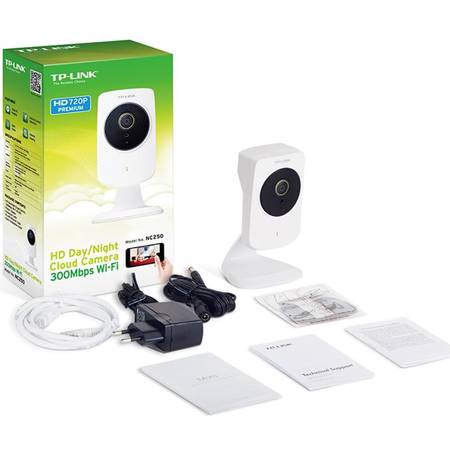 Camera IP HD Wi-Fi Cloud NC230, 150Mbps, Motion/Sound detection