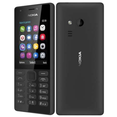 Telefon mobil Nokia 216, Dual SIM,  Black
