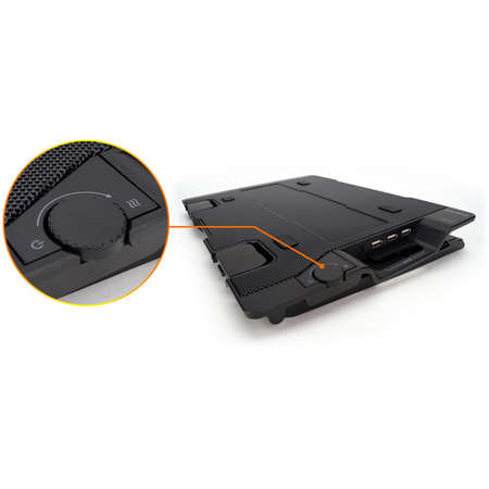 Cooling pad ZM-NS2000, 17" max., dimensiune ventilator 200mm, 3*USB 2.0