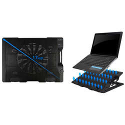 Zalman Cooling pad ZM-NS2000, 17" max., dimensiune ventilator 200mm, 3*USB 2.0