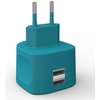 Incarcator retea Kit Fresh 3.4A, Dual USB 2.0, Ultra Fast Charge – Blue