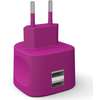 Incarcator retea Kit Fresh 3.4A, Dual USB 2.0, Ultra Fast Charge – Pink