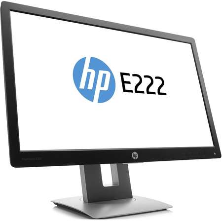 Monitor LED HP E222 21.5 inch 7 ms Black-Silver