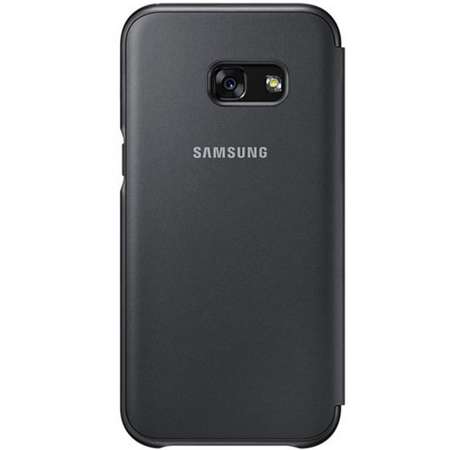 Husa Neon Flip Cover pentru Samsung Galaxy A3 (2017), EF-FA320PBEGWW Black