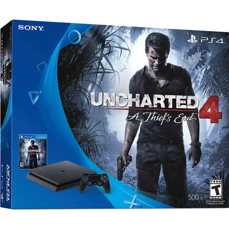 Playstation 4 Slim 500GB + Joc Uncharted A Thief's End