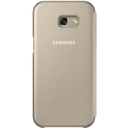 Husa Neon Flip Cover pentru Samsung Galaxy A5 (2017),Gold