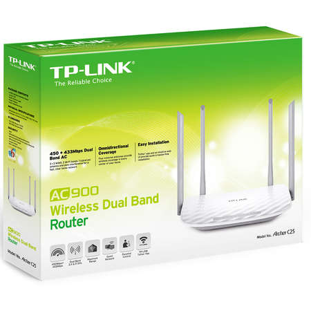 Router wireless Archer C25, AC900 Dual Band