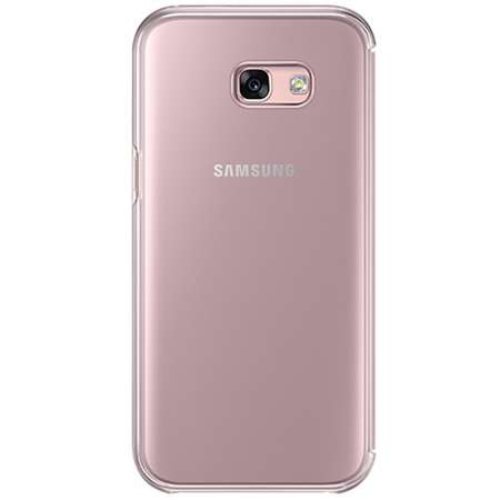 Husa Clear View Cover pentru Samsung Galaxy A5 (2017) Pink