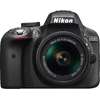 Nikon Aparat foto DSLR D3300, 24.2MP, Black + Obiectiv AF-P 18-55mm