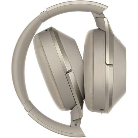Casti on-ear Hi-Res MDR-1000XC, Noise-canceling, Bluetooth, NFC, Wireless, bej