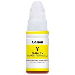 Cartus cerneala Canon GI-490 Y, yellow, capacitate 70ml, pentru echipamente CISS G1400 / G2400 / G3400